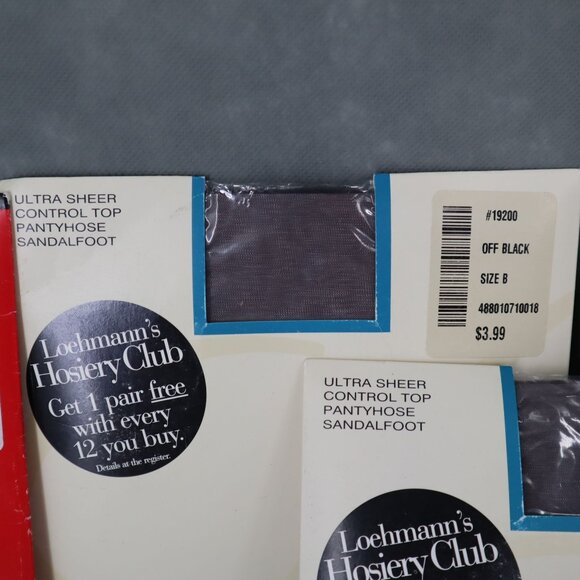 Vintage Panty Hose 5 Pair Womens B Retro Coquette Sexy Flirty Nostalgic Romantic - Picture 4 of 10